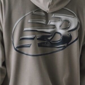 New Balance Chrome Logo Graphic Hoodie Sweatshirt